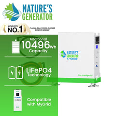 Nature's Generator MyGrid 10K Expansion Battery | LiFePO4 Whole Home Backup Batter - AllProGenerators