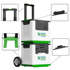 Nature's Generator Lithium 3600 / 6000 Heavy Duty Cart - AllProGenerators