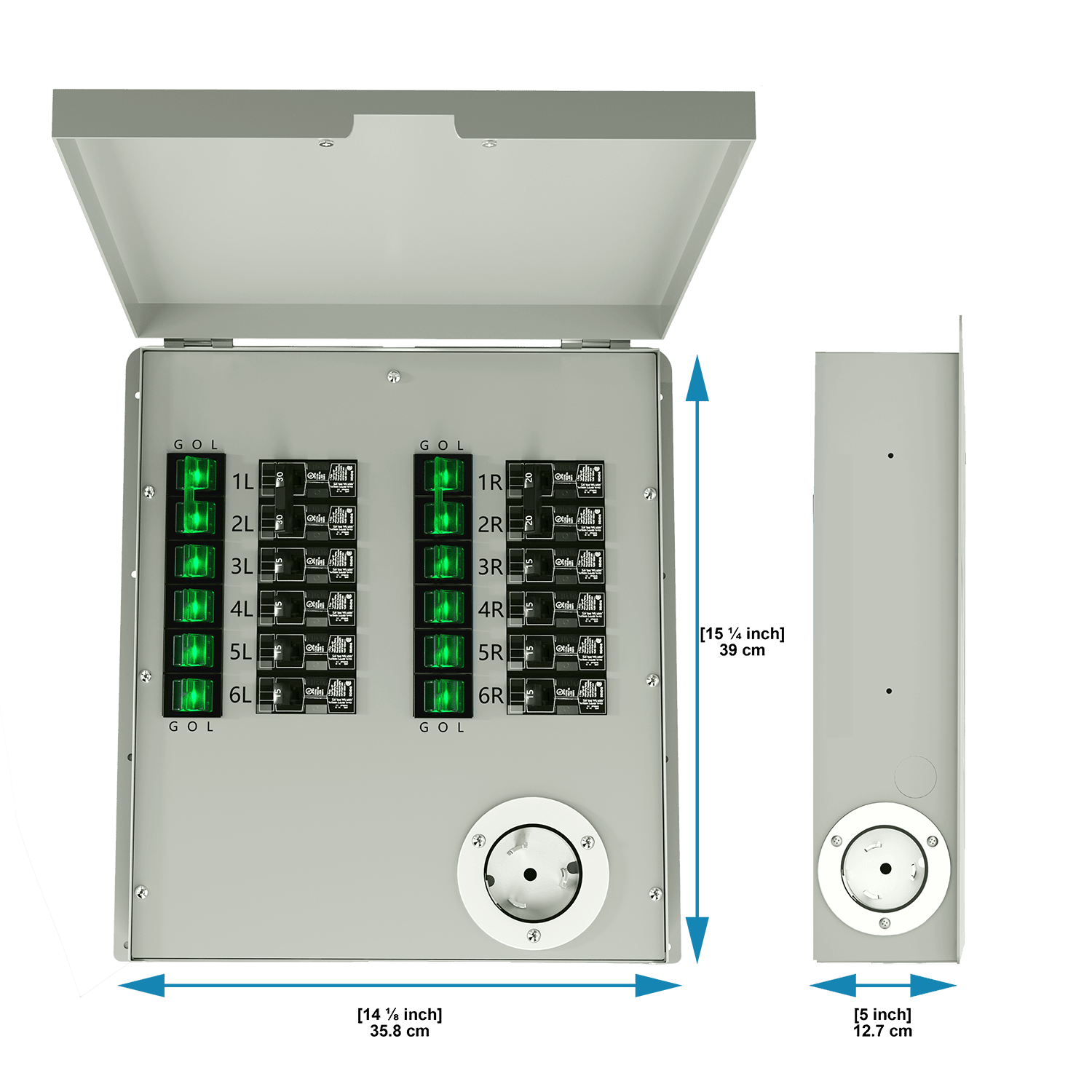 Nature's Generator Powerhouse Gen 2 Solar Generator and Transfer Switch - AllProGenerators