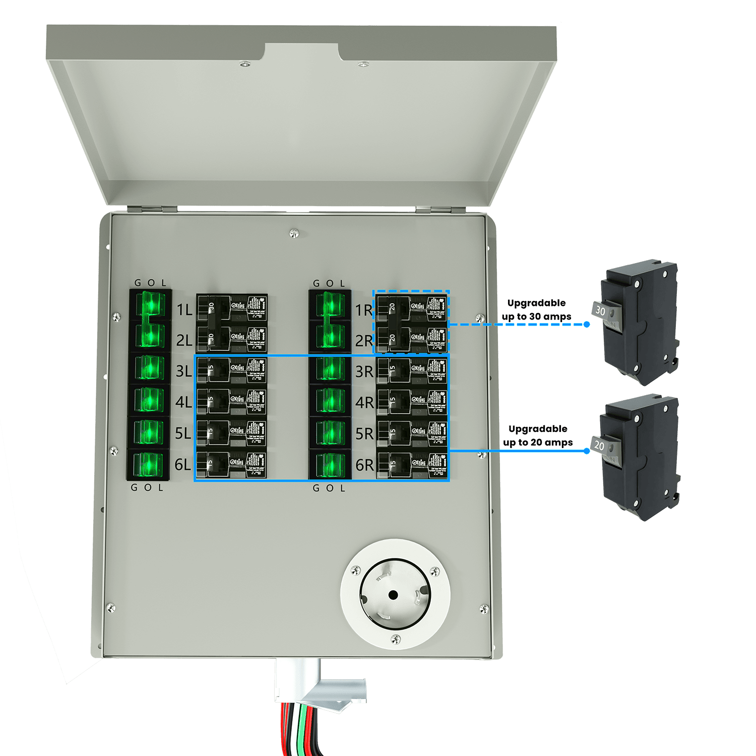 Nature's Generator Powerhouse Gen 2 Solar Generator and Transfer Switch - AllProGenerators