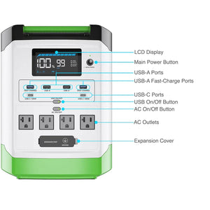 NATURE'S GENERATOR LITHIUM 1800 PLATINUM