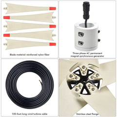 Nature's Generator wind turbine construction materials