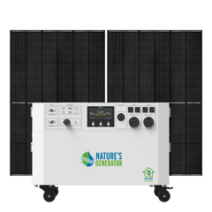 Nature's Generator Powerhouse Gen 2 Whole Home Solar Generator | 7200W Expandable Solar Backup System