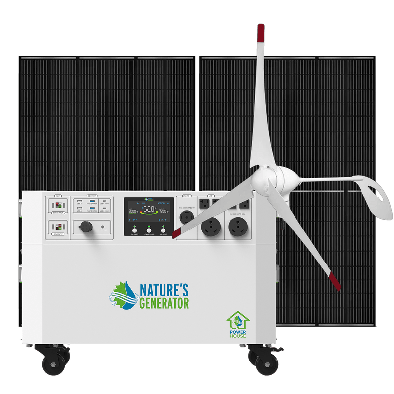 Nature’s Generator Powerhouse Gen 2 Solar and Wind Generator - AllProGenerators