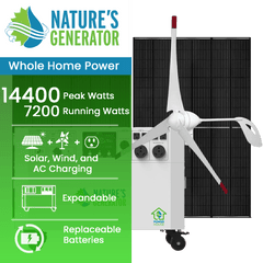Nature’s Generator Powerhouse Gen 2 Solar and Wind Generator