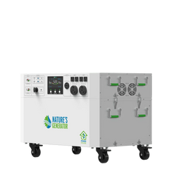 Nature's Generator Powerhouse Gen 2 Whole Home Generator | 7200W Portable Power Station