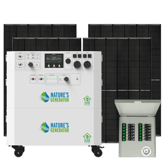 Nature's Generator Powerhouse Gen 2 Solar Generator and Transfer Switch - AllProGenerators