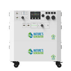 Nature's Generator Powerhouse Gen 2 Solar Generator and Transfer Switch - AllProGenerators