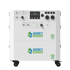 Nature's Generator Powerhouse Gen 2 Whole Home Generator | 7200W Portable Power Station