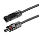 100 FOOT - 10 Gauge (10AWG) Solar Panel Extension Cable Wire with Solar Connectors