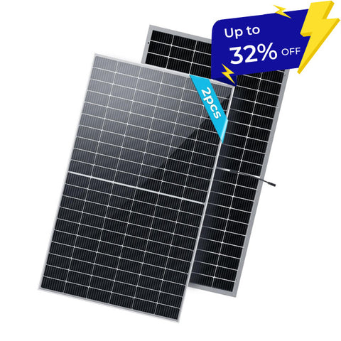 Image of 2PCS Bifacial 450 Watt Monocrystalline Solar Panel