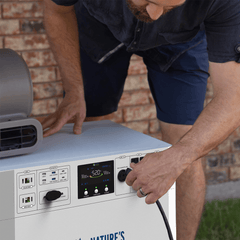 Nature's Generator Powerhouse Gen 2 Solar Generator and Transfer Switch - AllProGenerators