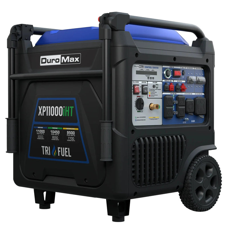 DuroMax XP11000iHT 11,000 Watt Tri Fuel Inverter Generator - AllProGenerators