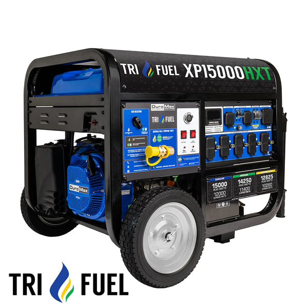 15,000 Watt Electric Start Tri-Fuel Portable Generator – AllProGenerators