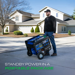 DuroMax XP15000HXT – 15,000 - Watt / 12,000 - Watt EFI Tri - Fuel Portable Generator - AllProGenerators
