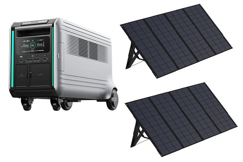 Image of Zendure SuperBase V4600 Power Station With 400 Watt Solar Panel Solar Generator