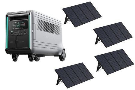 Zendure SuperBase V6400 Power Station With 400 Watt Soalr Panel