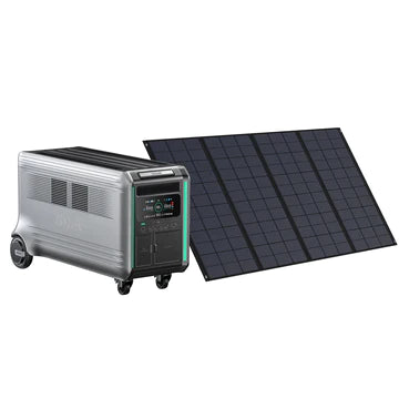 Zendure SuperBase V6400 Power Station With 400 Watt Soalr Panel