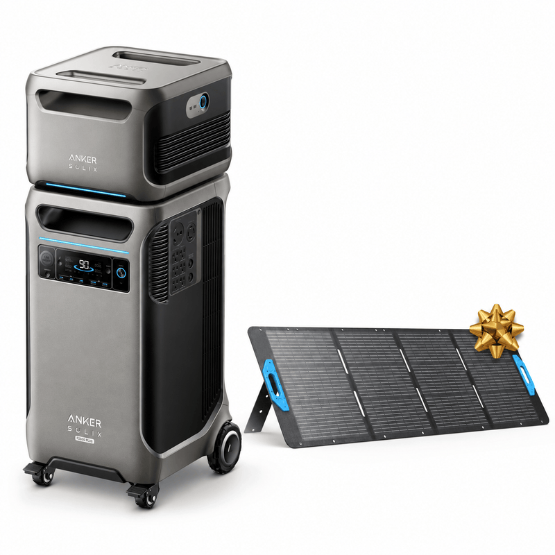 Anker SOLIX F3800 Plus BP3800 bundle with free 200W solar panel