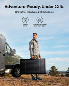 Anker SOLIX PS400 Bifacial Portable Solar Panel – 400W - AllProGenerators