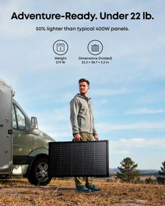 Anker SOLIX 400W Bifacial Solar Panel 2-Pack | 800W Total - AllProGenerators