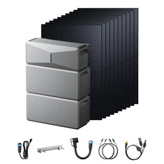 Anker SOLIX E10 Prime Off Grid Kit with 10 rigid 440W solar panels

