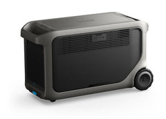 Anker F3000 solar generator front view showing 3072Wh power station display and output ports
