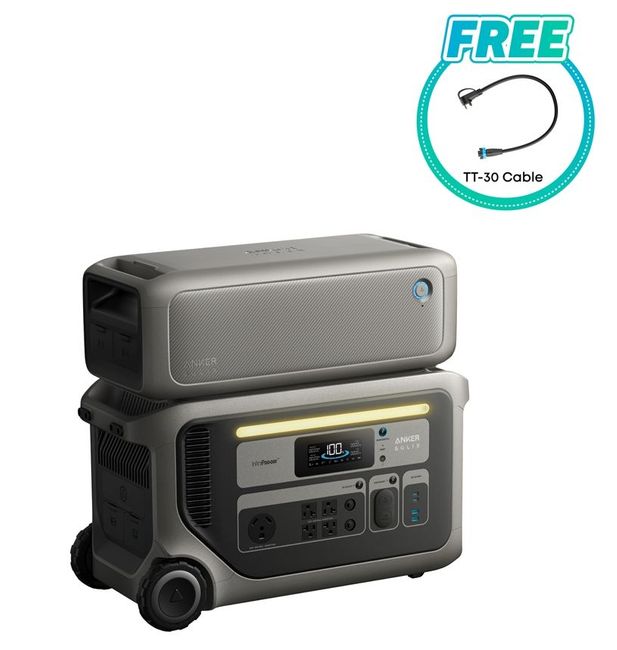 Anker F3000 with Battery Pack – 6144Wh Total Backup Power - AllProGenerators