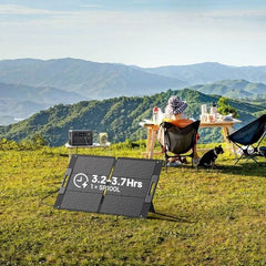 BLUETTI SP100L portable solar charging panel for RV travel