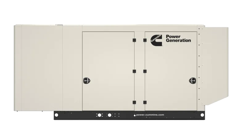 Cummins C80D6C 80kW enclosed diesel standby generator without base fuel tank