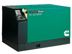 Premium Cummins Onan QD 8000 onboard diesel generator designed for extended off-grid camping, motorhome power, and luxury RV systems