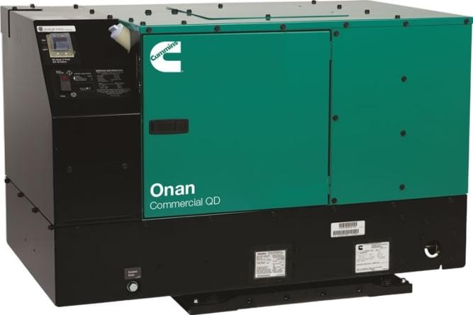 Cummins Onan Commercial QD 12 HDKCD 12kW Diesel Generator | 120/240V | 60Hz - AllProGenerators