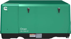 Cummins Onan QG 7000i DF (7HGLCB-8315) Commercial Mobile & RV Dual Fuel Inverter Generator Front View