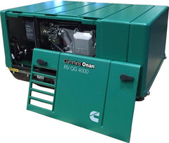 Cummins Onan QG 4000 RV generator maintenance access panel