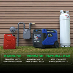 DuroMax XP7000iHT – 7,000W Tri Fuel Inverter Generator - AllProGenerators