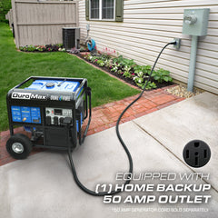 DuroMax XP13750HX wheel and handle design
