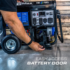 DuroMax XP13750HXT tri fuel home backup generator