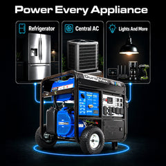DuroMax XP13750HXT natural gas connection detail