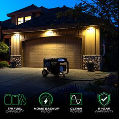 DuroMax XP13750HXT portable generator side profile