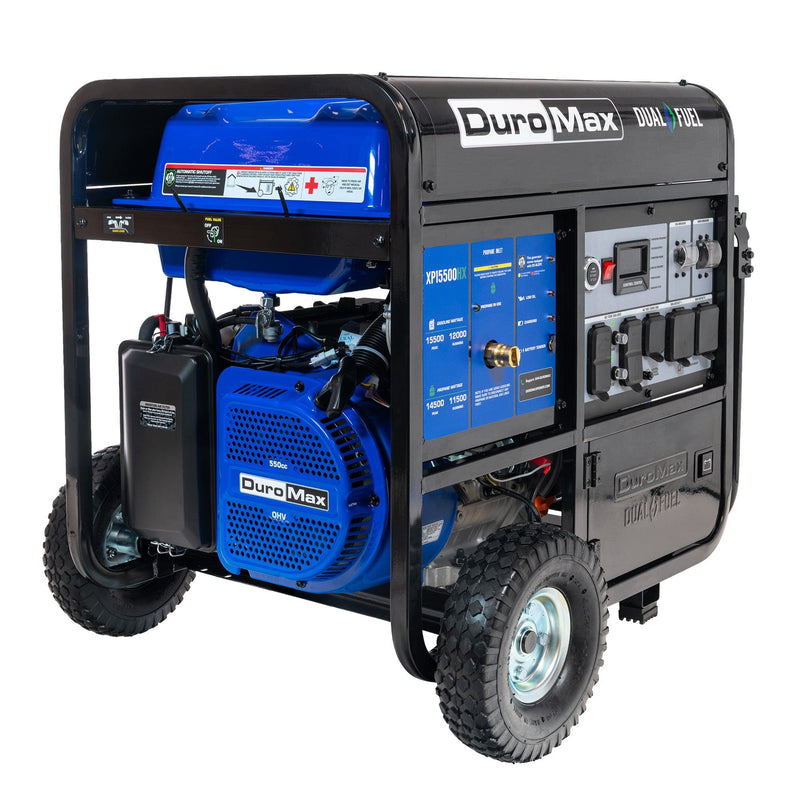 DuroMax XP15500HX 15,500-Watt Dual Fuel Generator - AllProGenerators