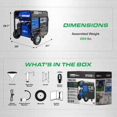 DuroMax XP15500HX 15,500-Watt Dual Fuel Generator - AllProGenerators