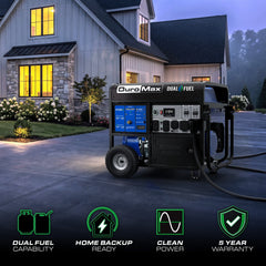 DuroMax XP15500HX 15,500-Watt Dual Fuel Generator - AllProGenerators