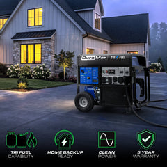 DuroMax XP15500HXT 15,500-Watt Tri Fuel Generator - AllProGenerators