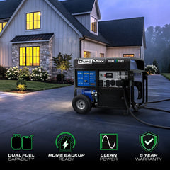 DuroMax XP17500HX 17,500-Watt Dual Fuel Generator - AllProGenerators