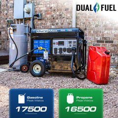 DuroMax XP17500HX 17,500-Watt Dual Fuel Generator - AllProGenerators