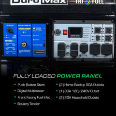 DuroMax XP17500HXT 17,500-Watt Tri Fuel Generator - AllProGenerators