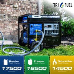 DuroMax XP17500HXT 17,500-Watt Tri Fuel Generator - AllProGenerators