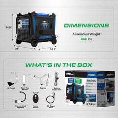 DuroMax XP28000iH Dual Fuel Generator what is included