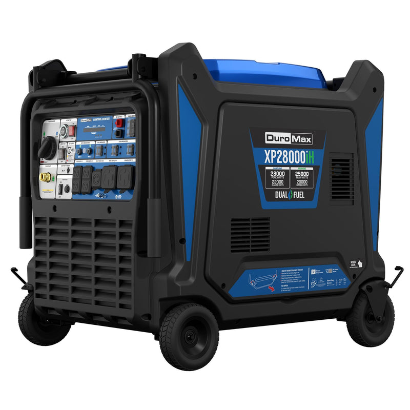 DuroMax XP28000iH 28000 Watt Dual Fuel Inverter Generator Front View