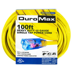 DuroMax XPC10100A 100-foot 10-gauge single-tap extension cord
